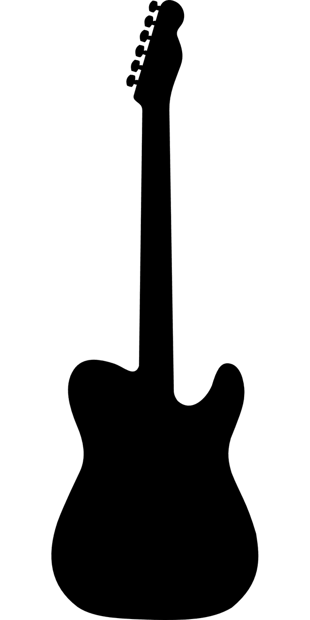 Music strument guitar vector graphic clipart