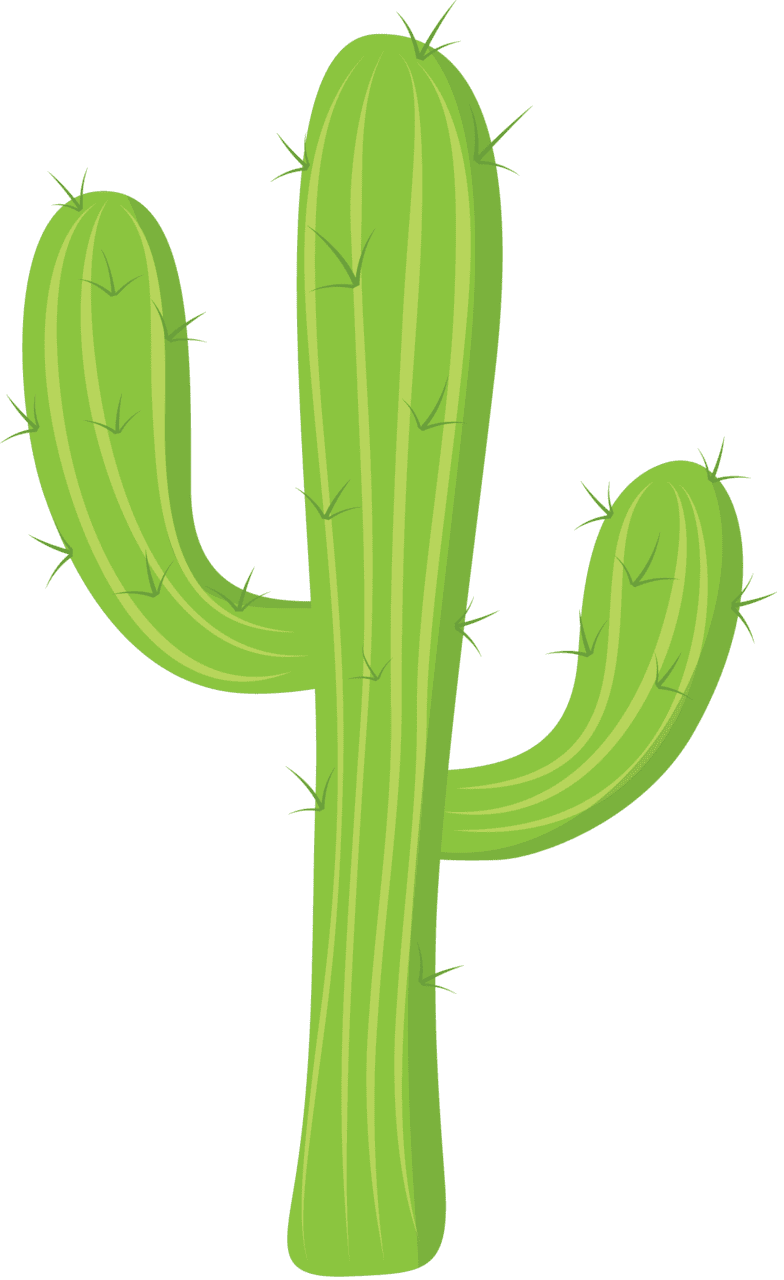 Cactus pin page clipart vector