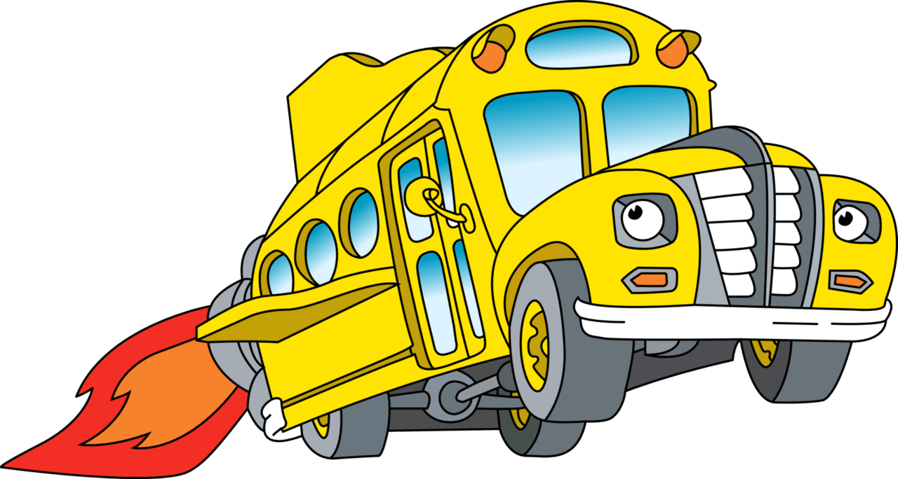 Magic school bus clipart picture