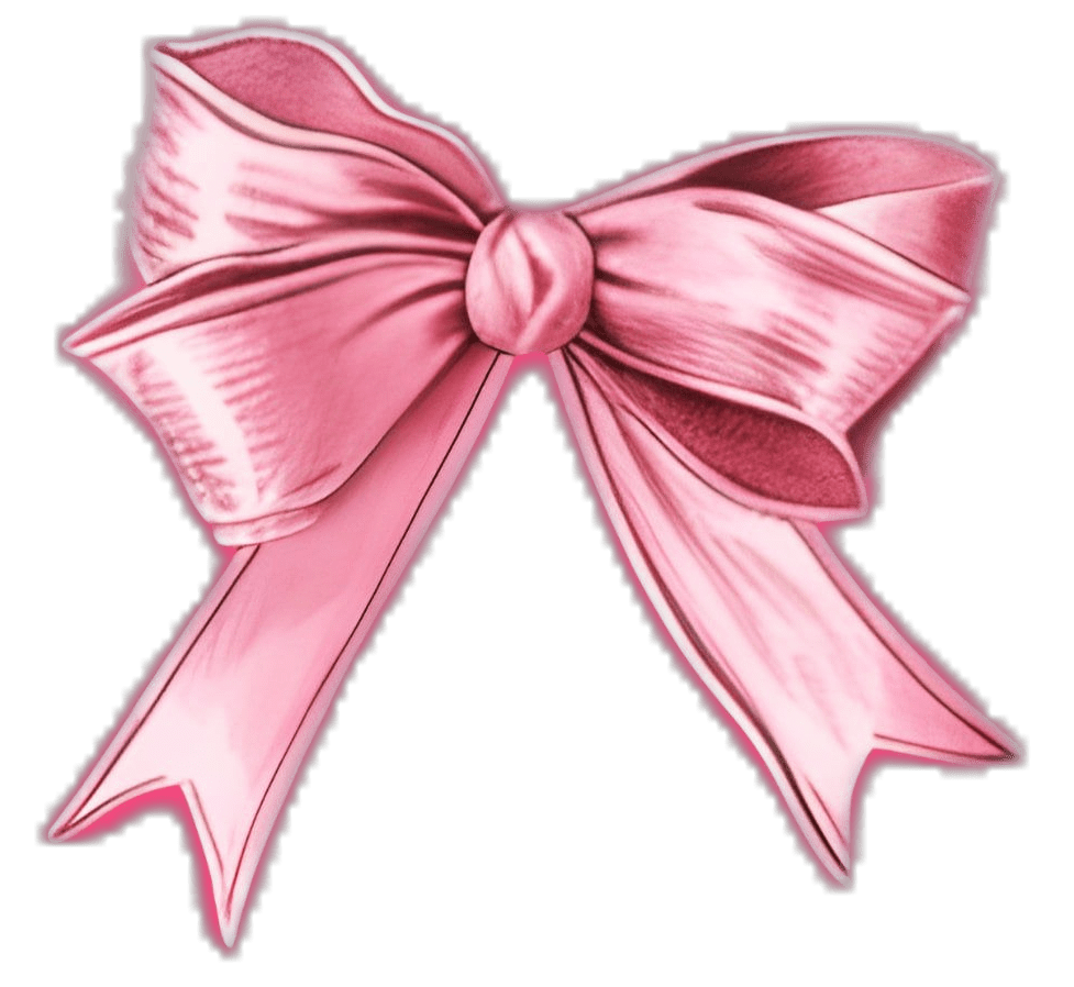 Coquette bow aesthetic pink home decor girly girl trendy ribbons clipart picture