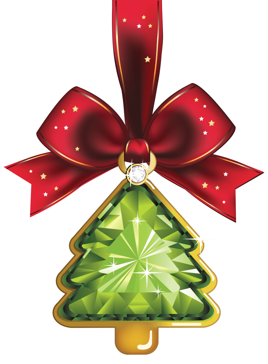 Christmas ornament crystal tree ornaments clipart image