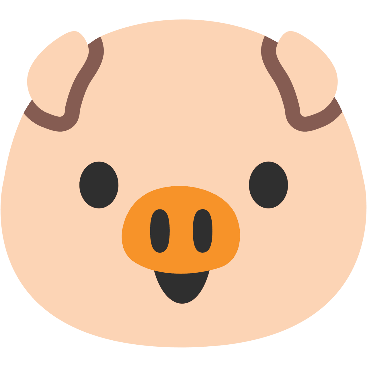 Pig emoji wikimedia mons clipart picture