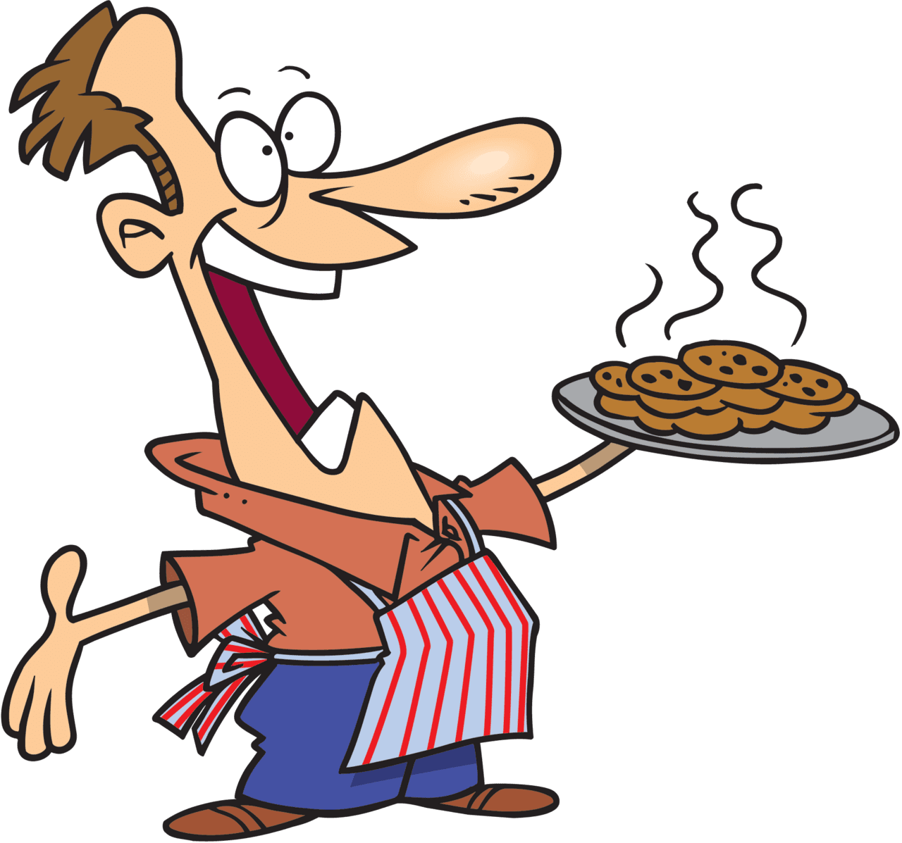 Cooking pin page clipart image