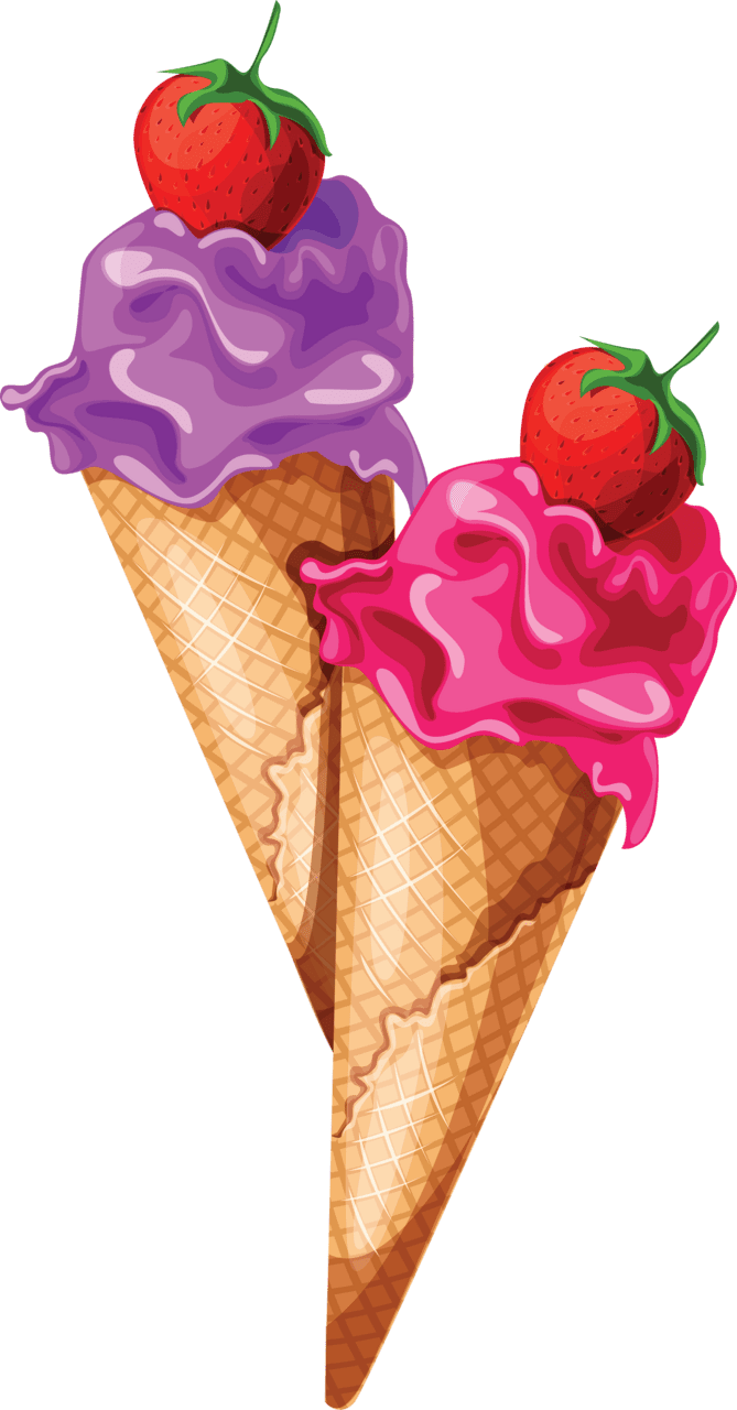 Ice cream image with background clipart