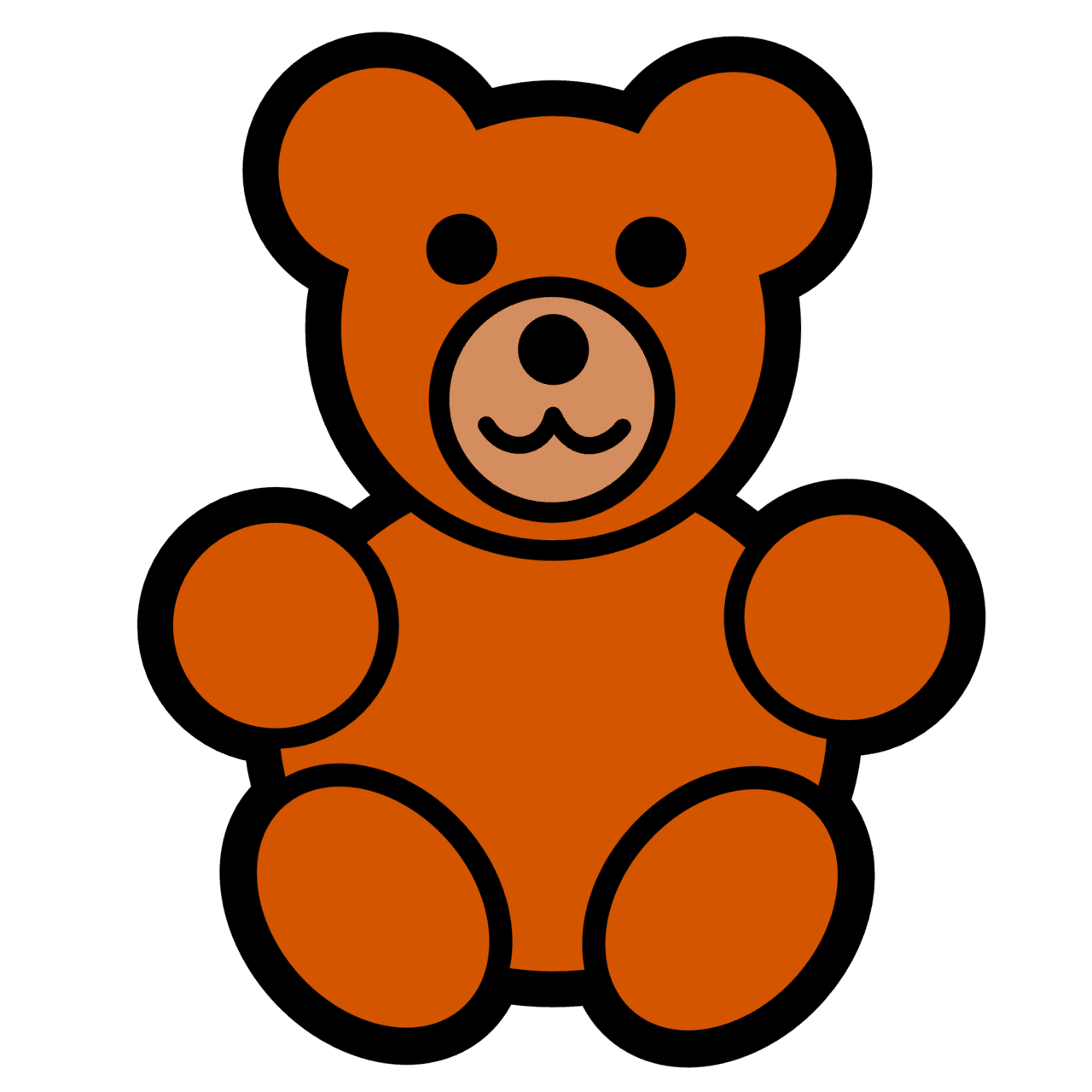 Teddy bear pin page clipart clip art