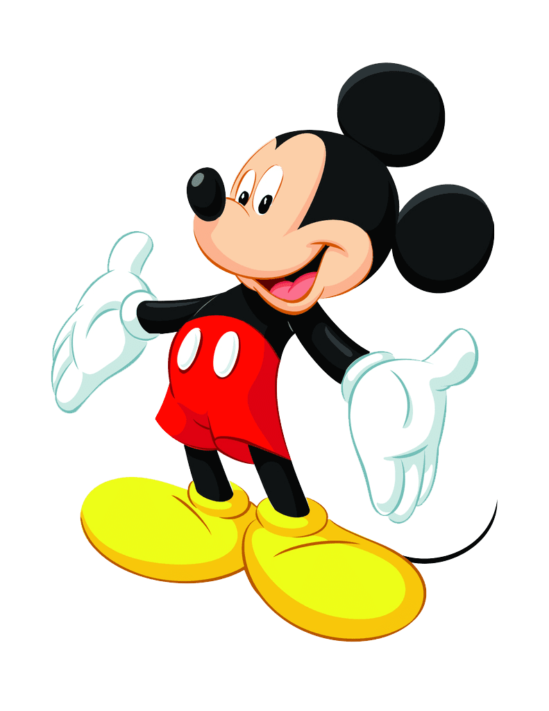 Mickey mouse clipart transparent