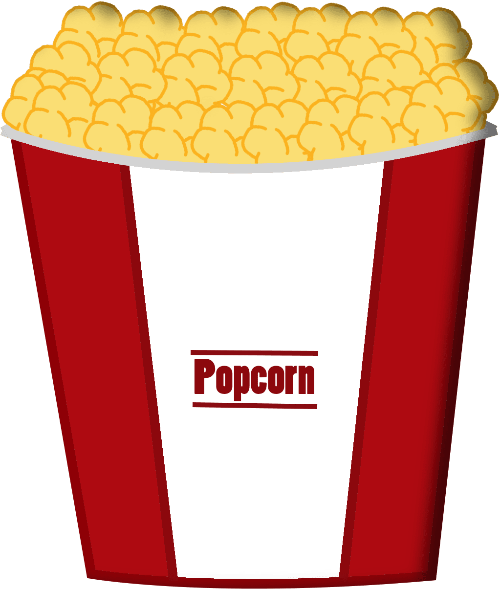 Popcorn clipart background