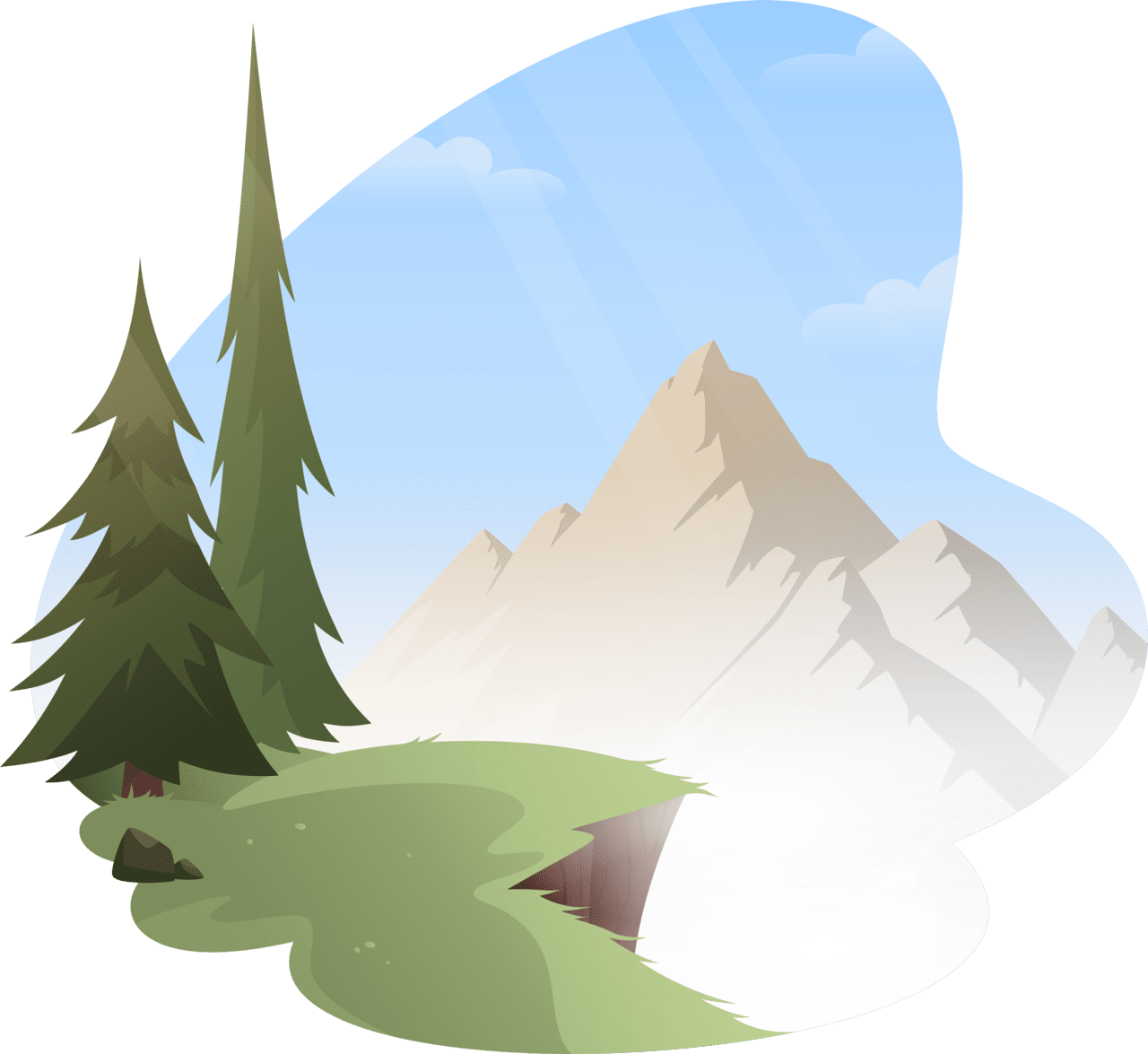 Mountain background mounta clipart