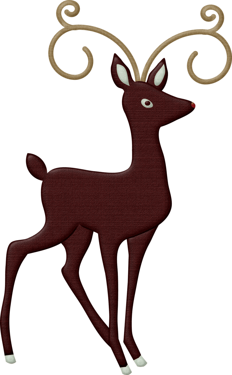 Deer pin page clipart picture