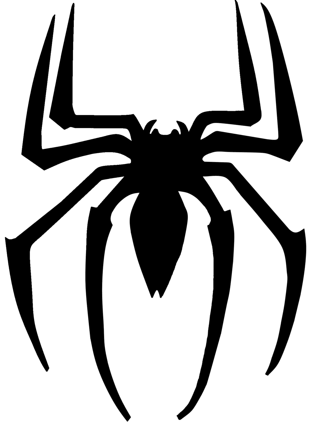 Spider man venom logo superhero clipart