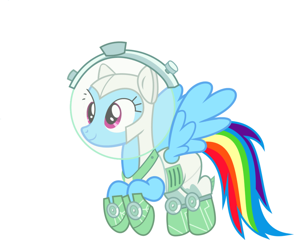 Astronaut rainbowdash by timelordomega deviantart clipart transparent