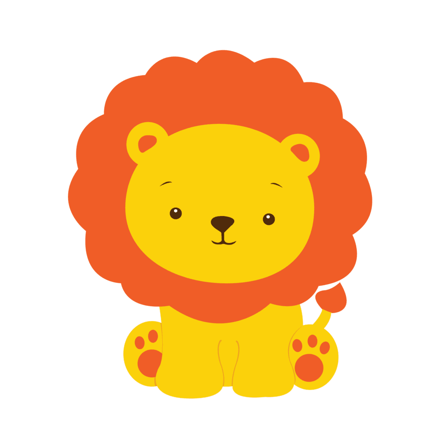 Lion pin page clipart photo