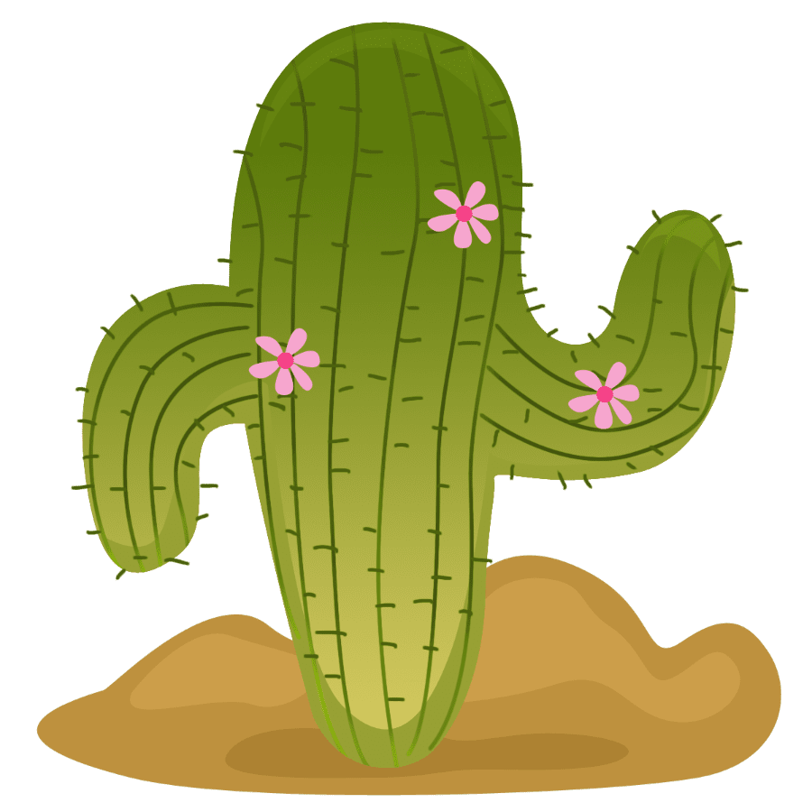 Cactus pin page clipart clip art 2