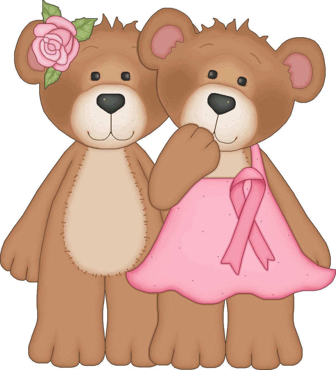 Bear pin page clipart vector