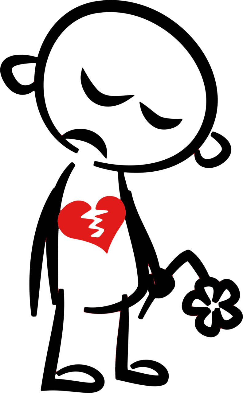 Heart black and white broken clipart images photos