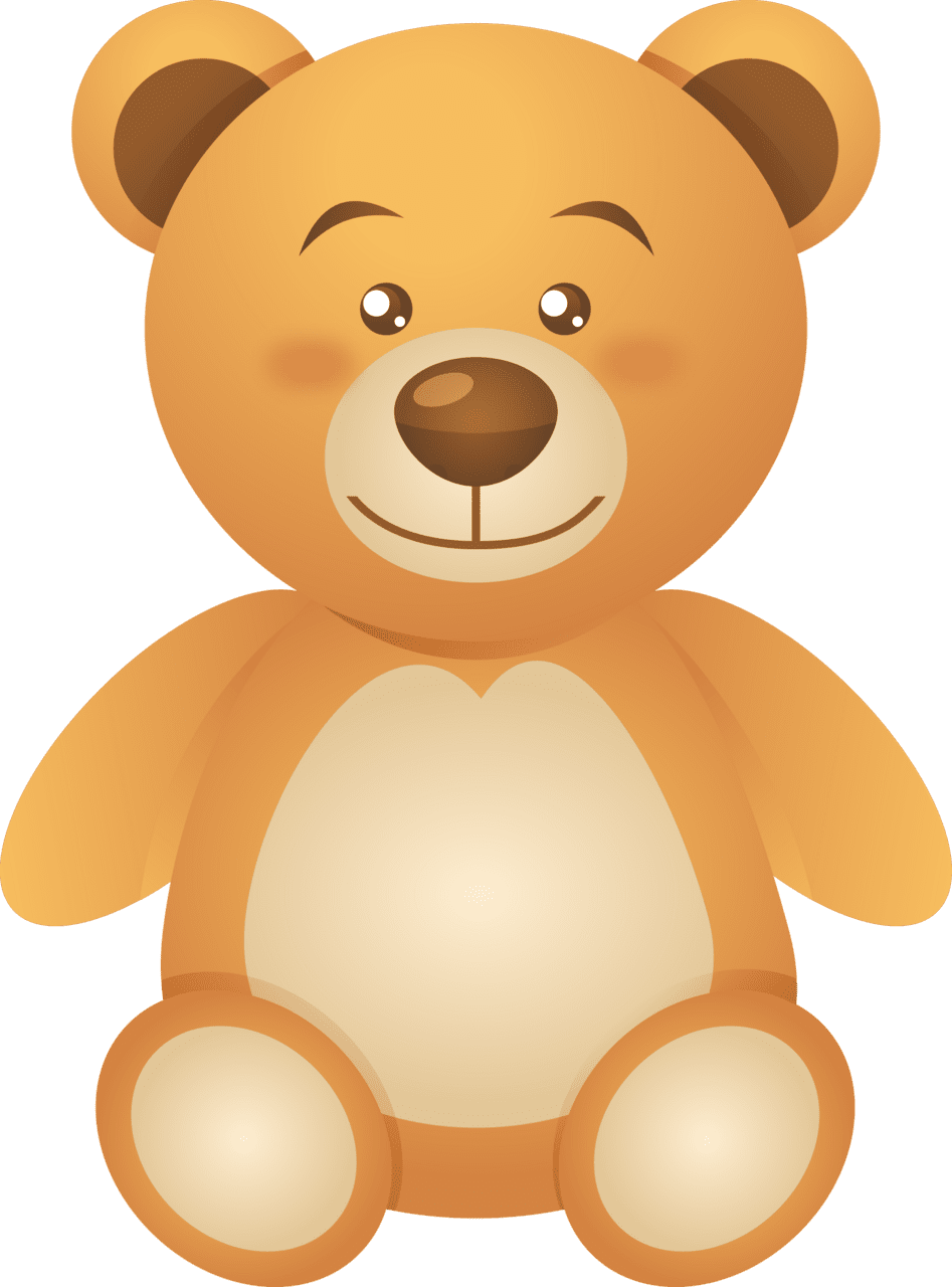 Teddy bear in adobe illustrator images clipart