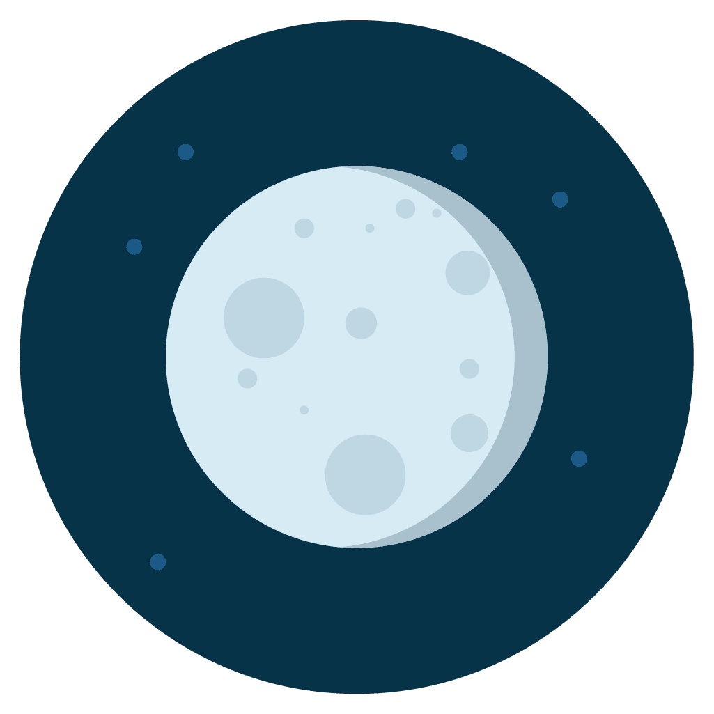 Moon vector clipart