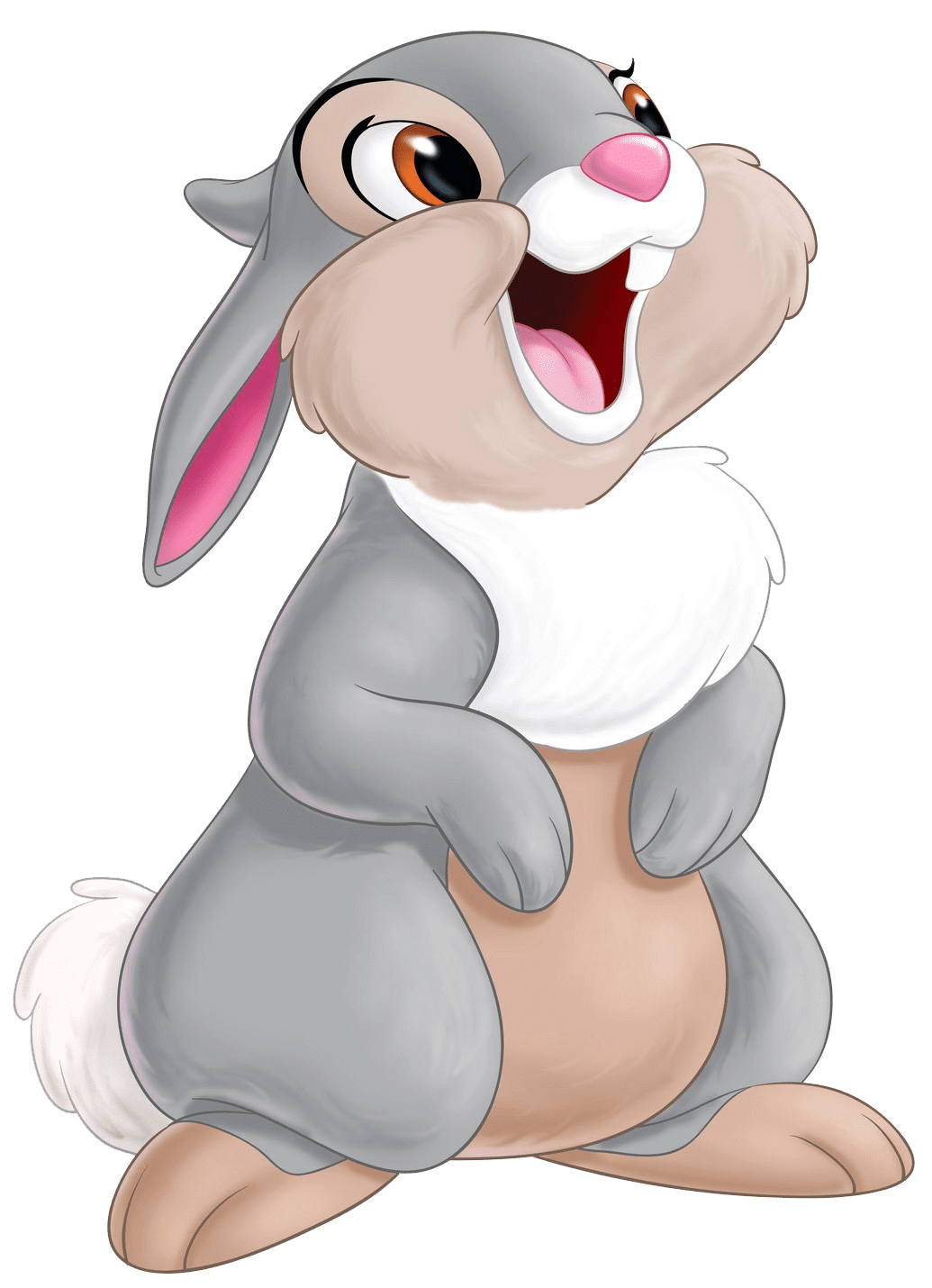 Bunny hop into design with thumper cliparts picture