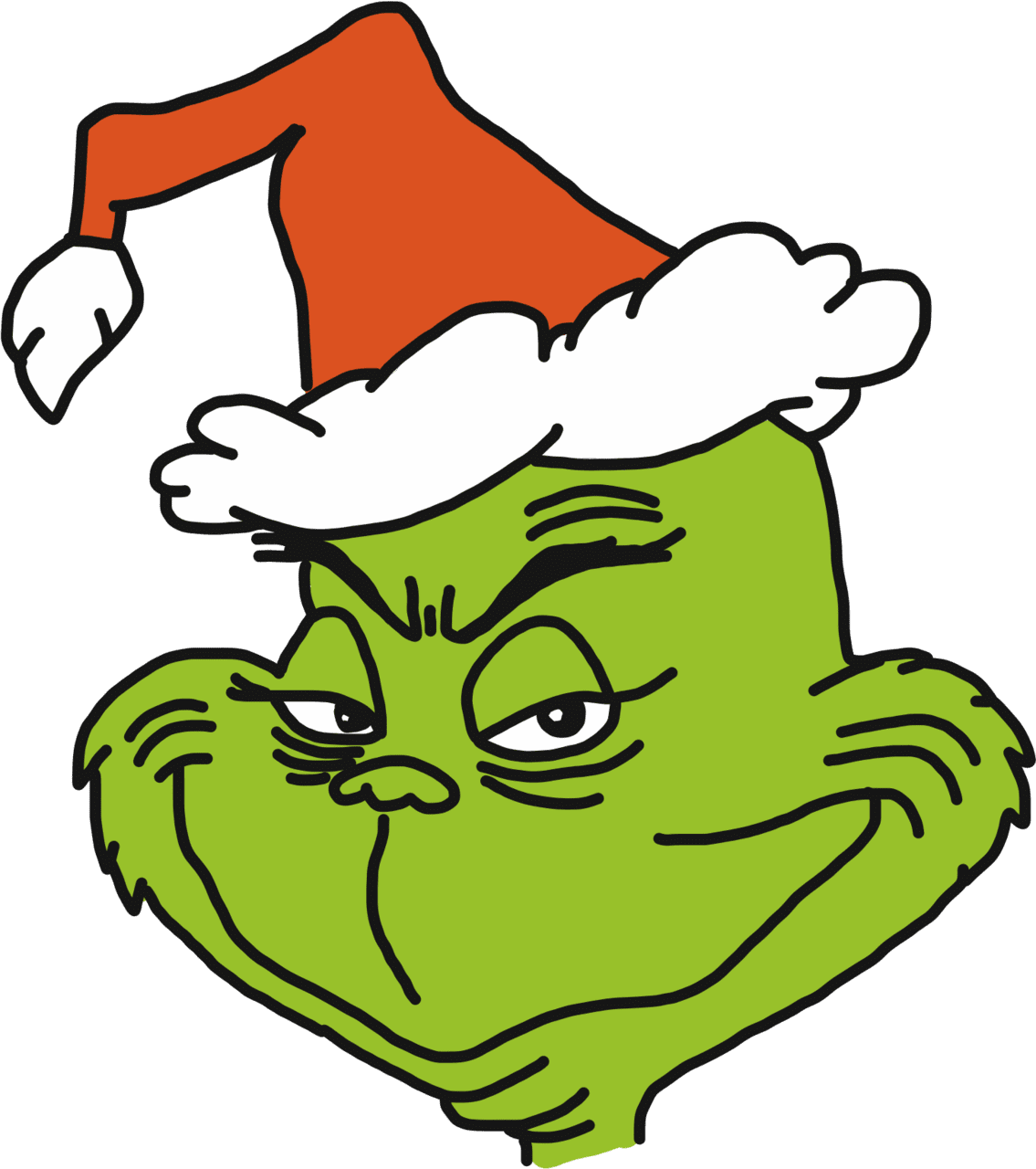 Grinch face creaketipassa clipart logo