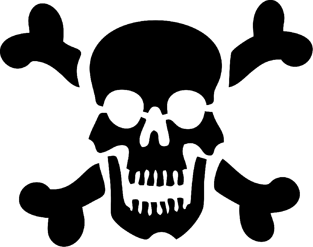 Skull clipart background