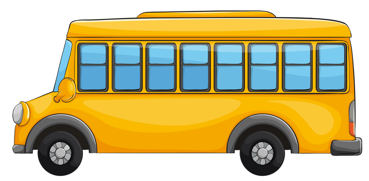 School bus clipart background