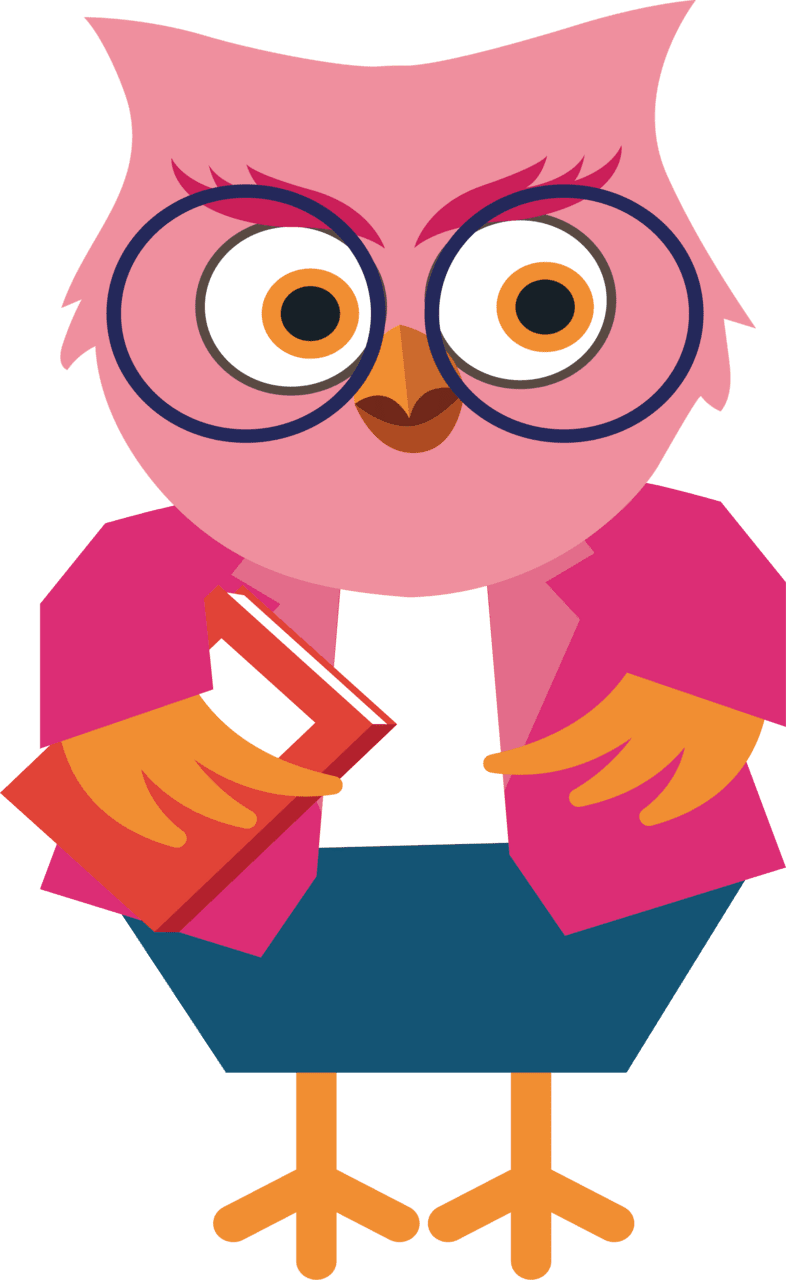 Owl cartoon teacher clipart cute image