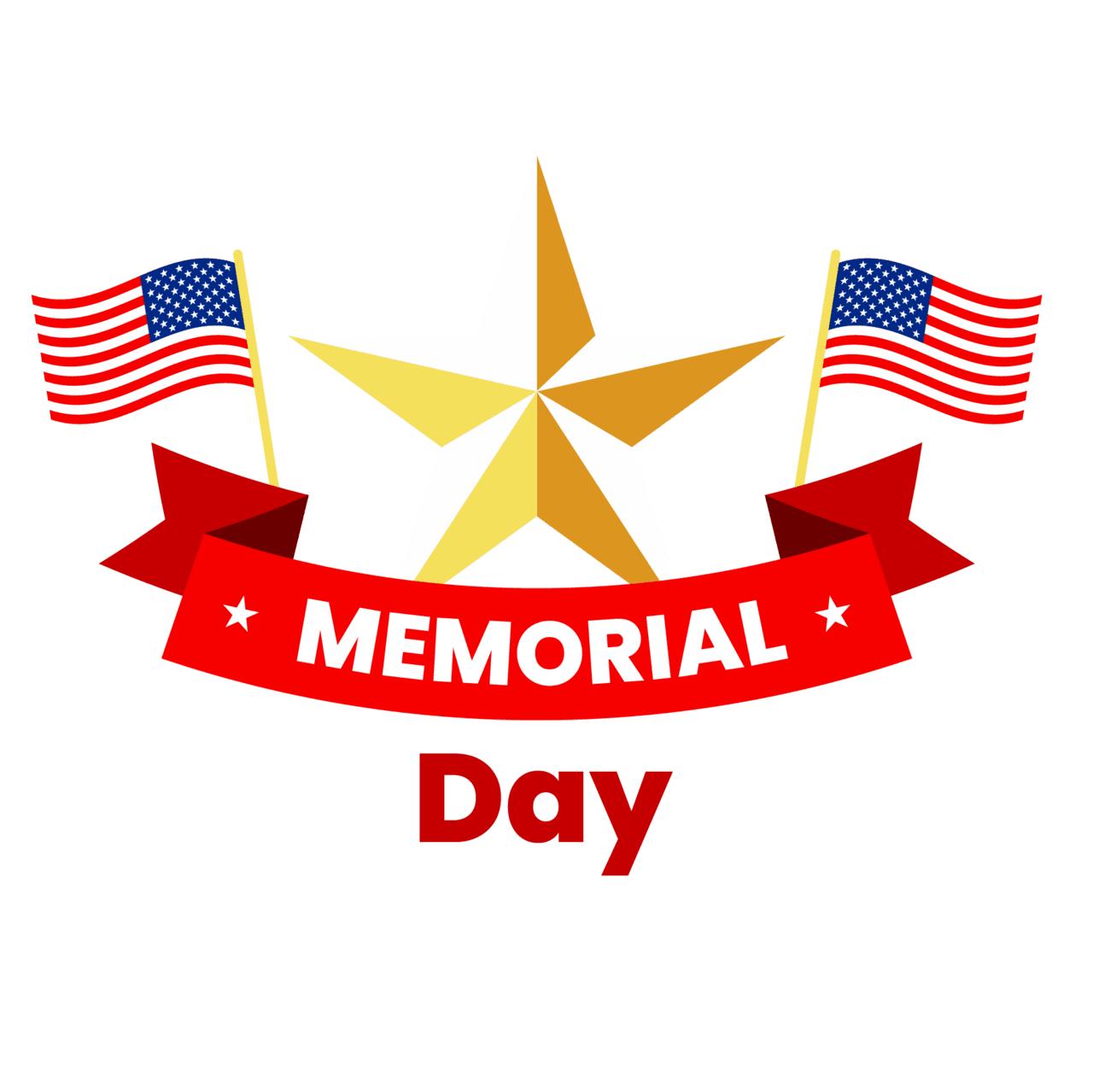 Memorial day home clipart free