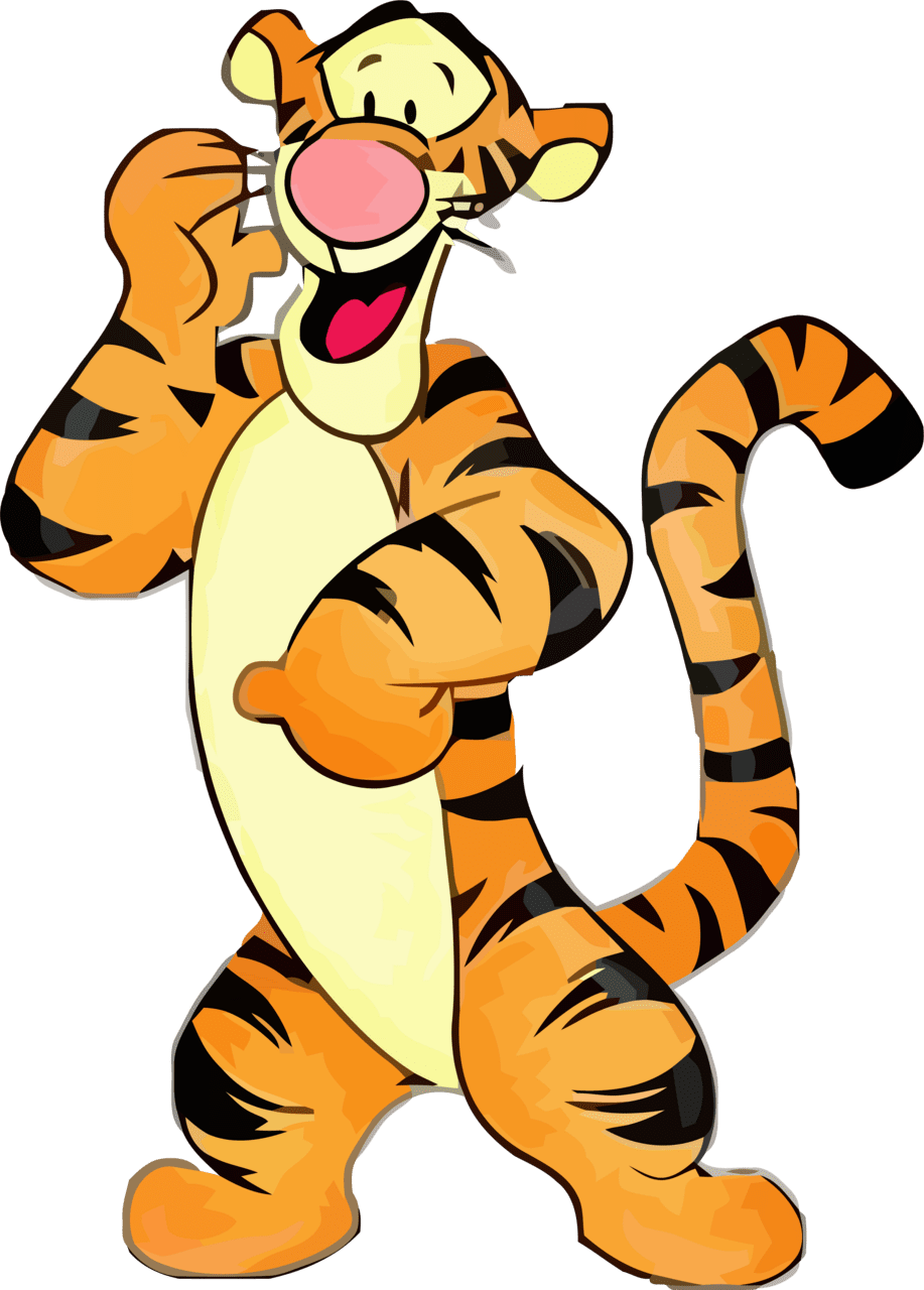 View full size tiiger clipart wild tiger tigger and transp winnie the pooh cartoon drawing disney logo