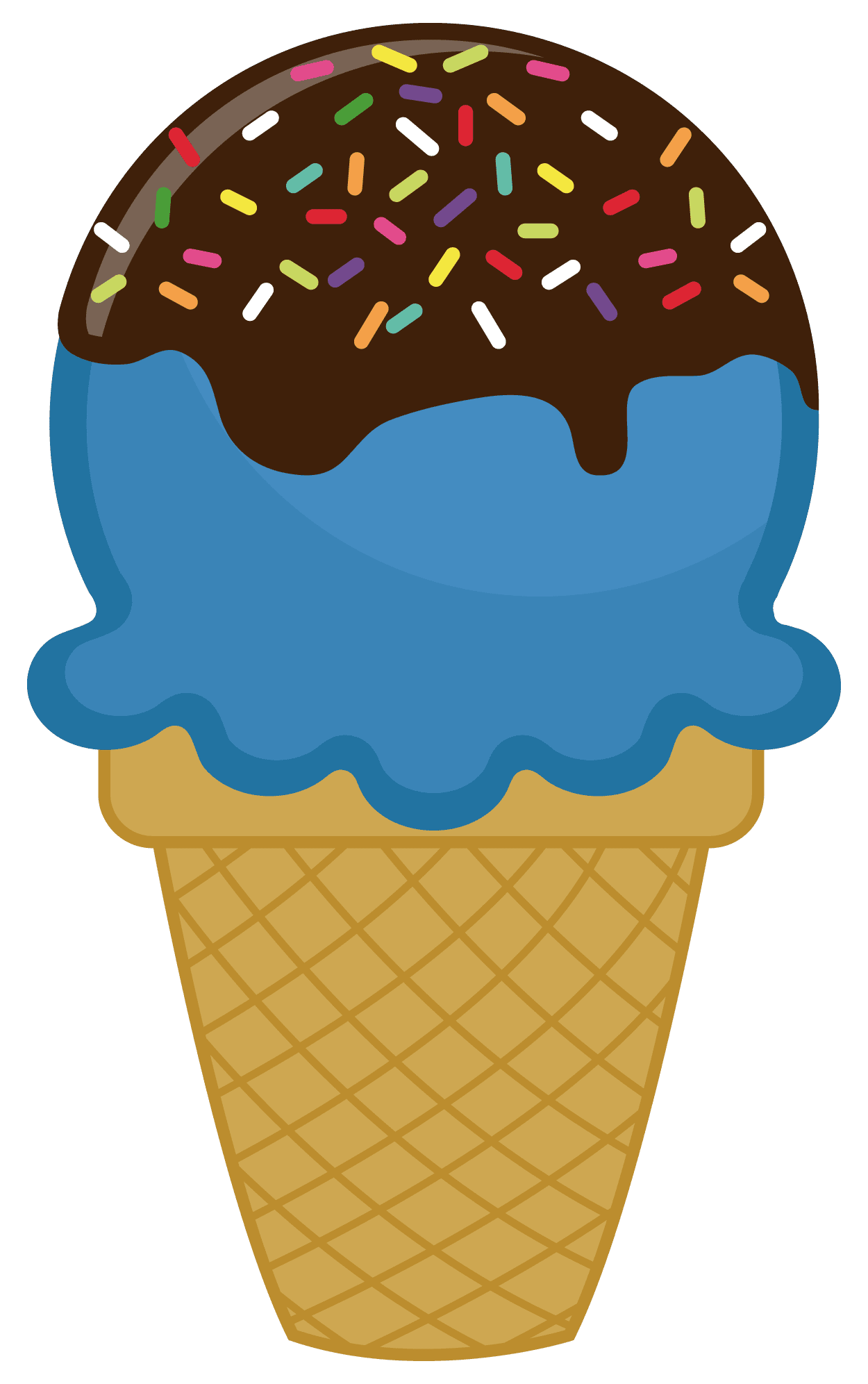 Ice cream pin page clipart image 2