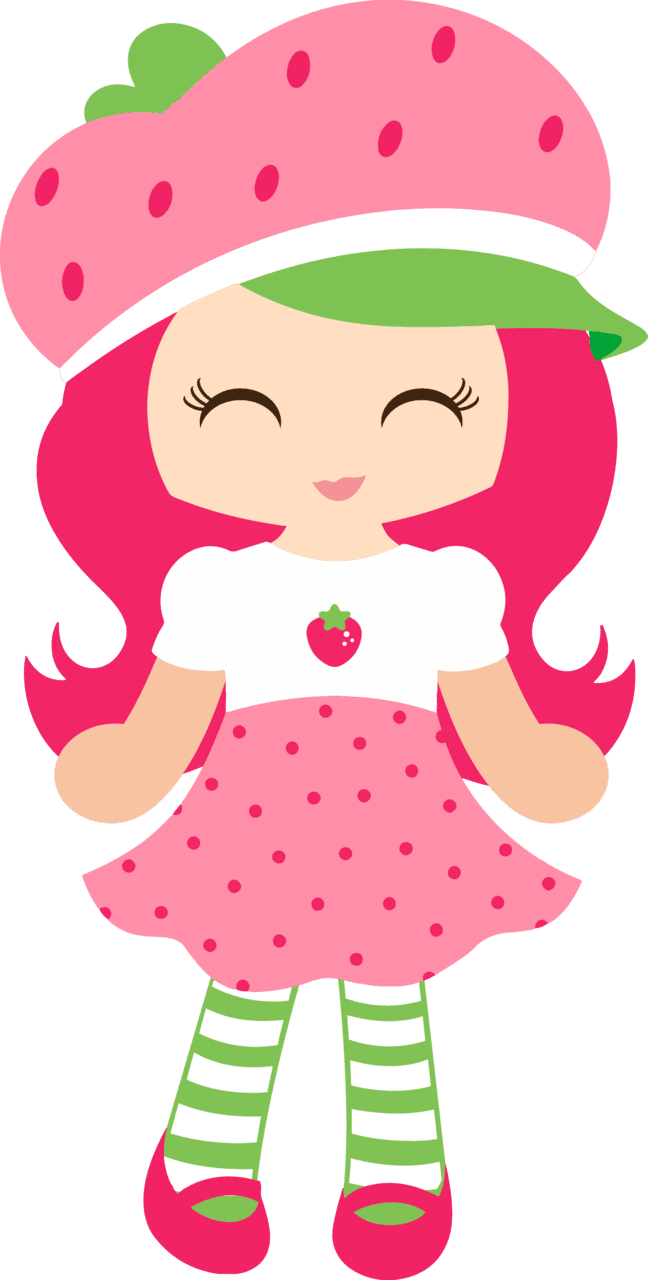 Strawberry pin page clipart picture 2