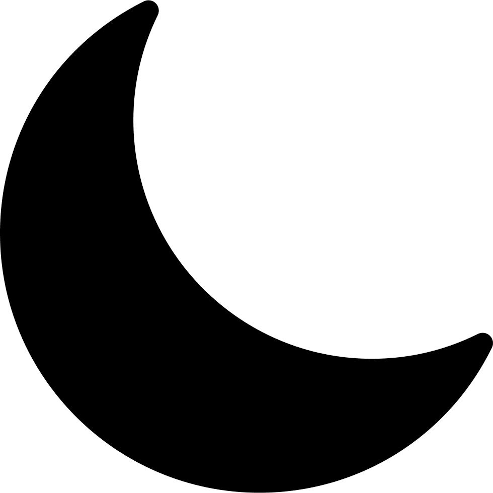 Crescent moon clipart free