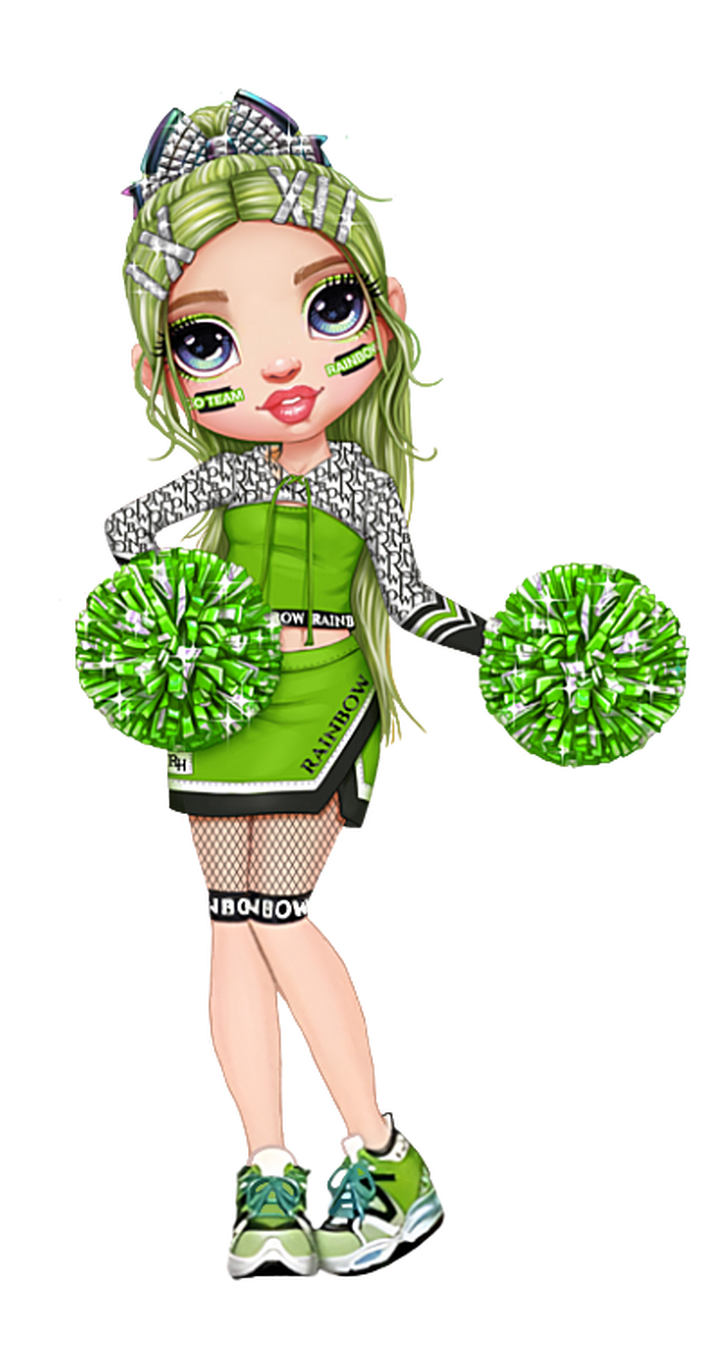 Cheerleader jade hunter clipart transparent