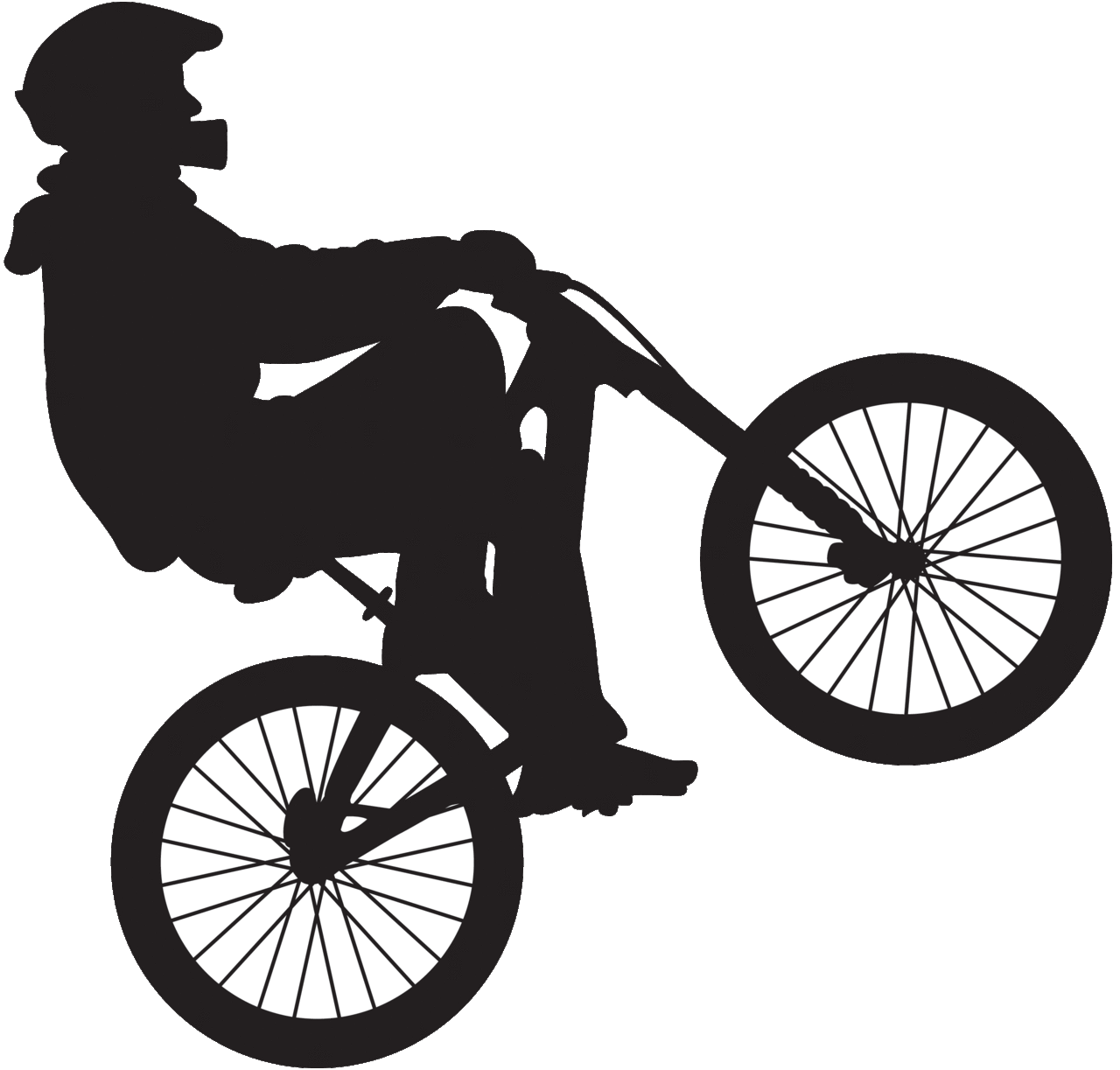 Bicycle pin page clipart picture 2