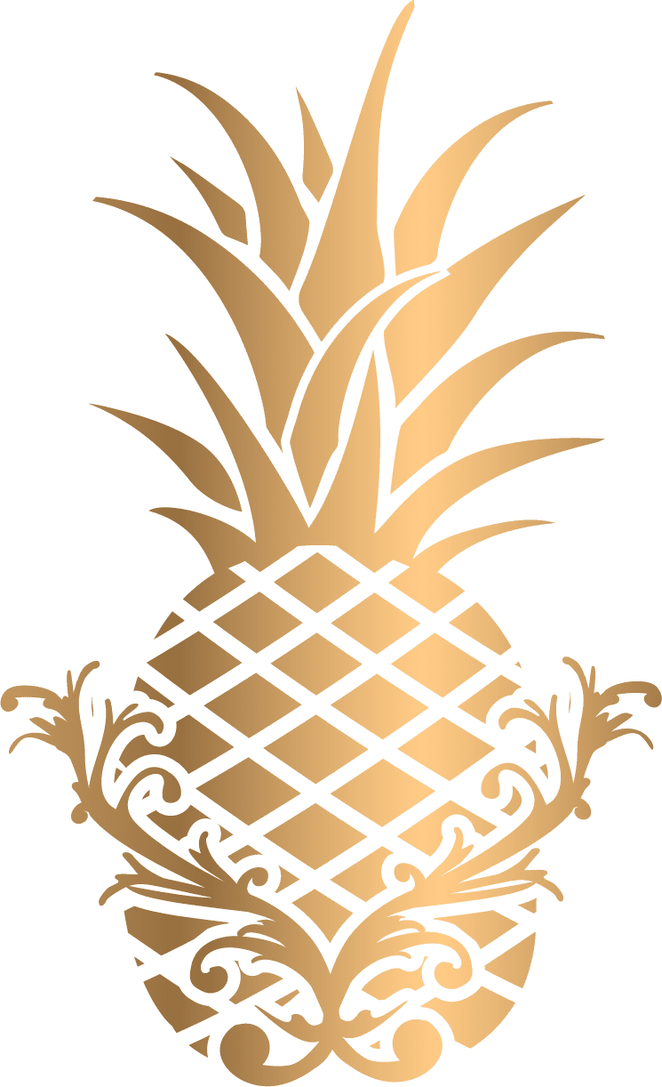 Pineapple page clipart background