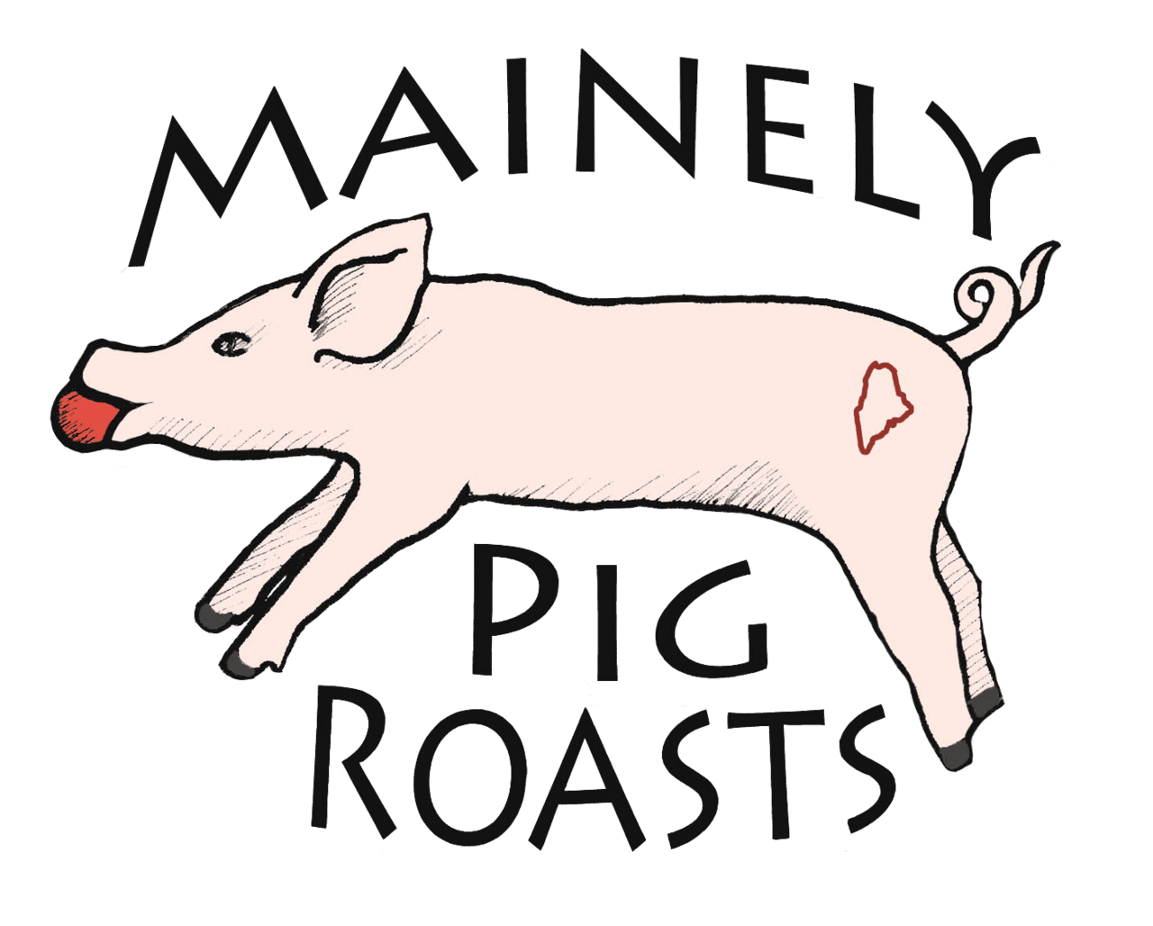 Mainely pig roast clipart picture