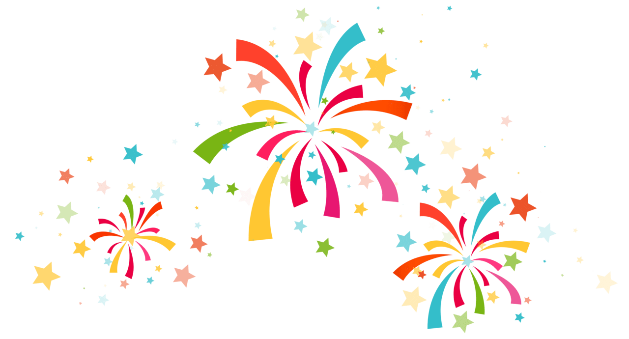 Fireworks confetti decoration clipart image birthday images wishes for lover happy mickey mouse