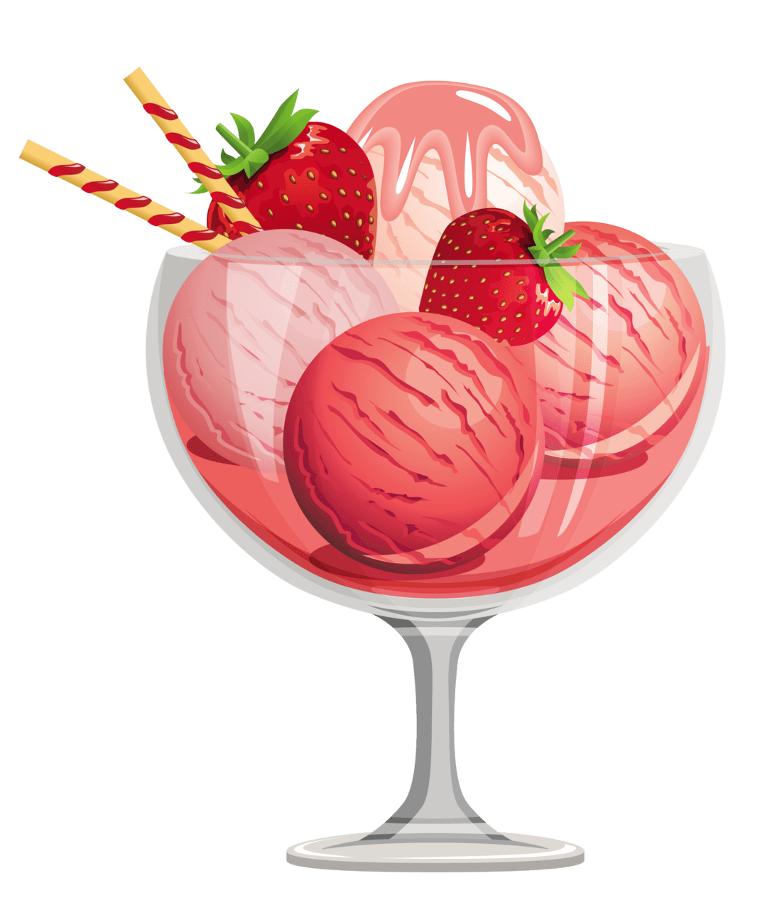 Donut clipart ice cream sundae clipartix art strawberry free