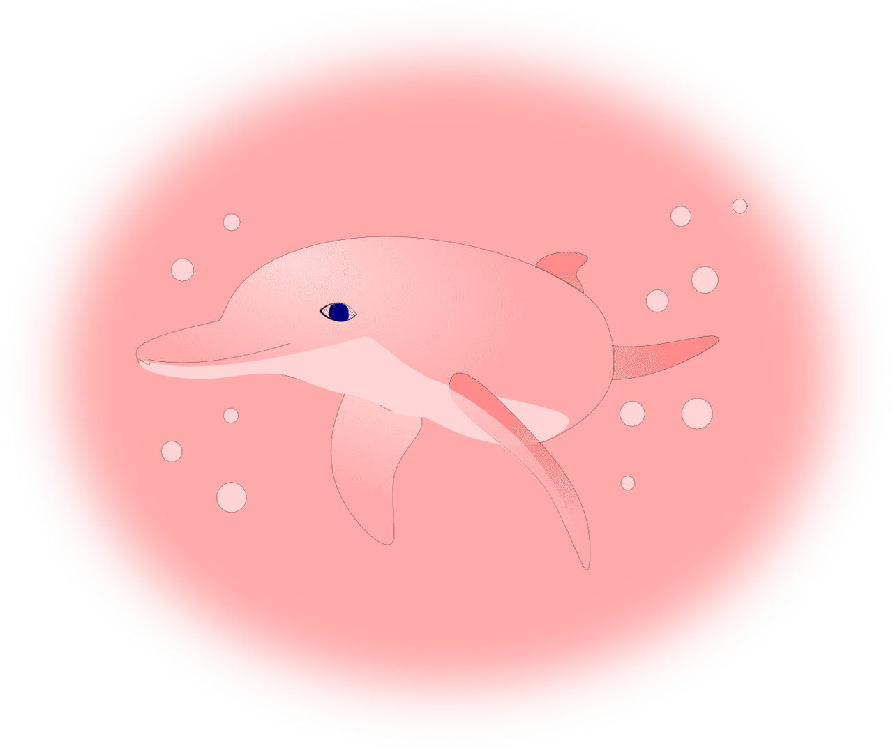 Dolphin pin page clipart background