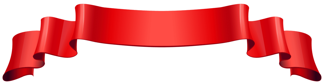 Red banner image clipart