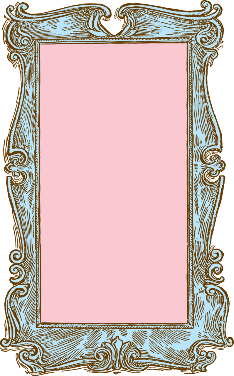 April image vintage wooden frame vector clipart oh so best