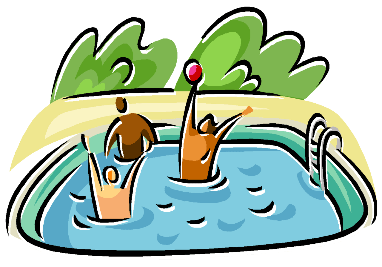 Golf pool party swimming in clipart wikiclipart transparent