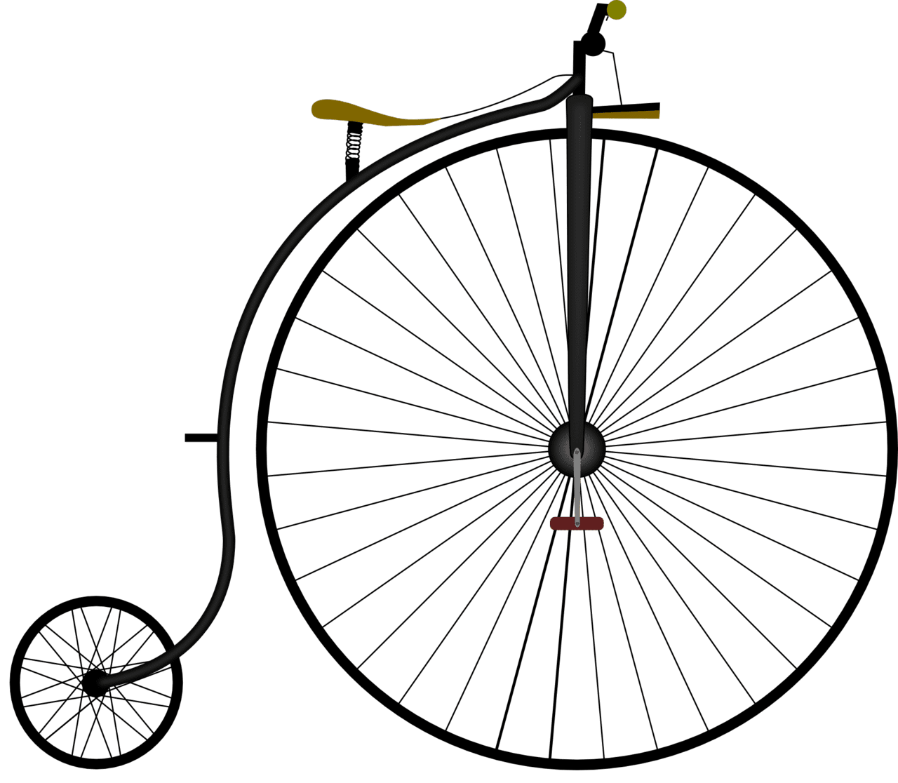 Bicycle clipart from the logo