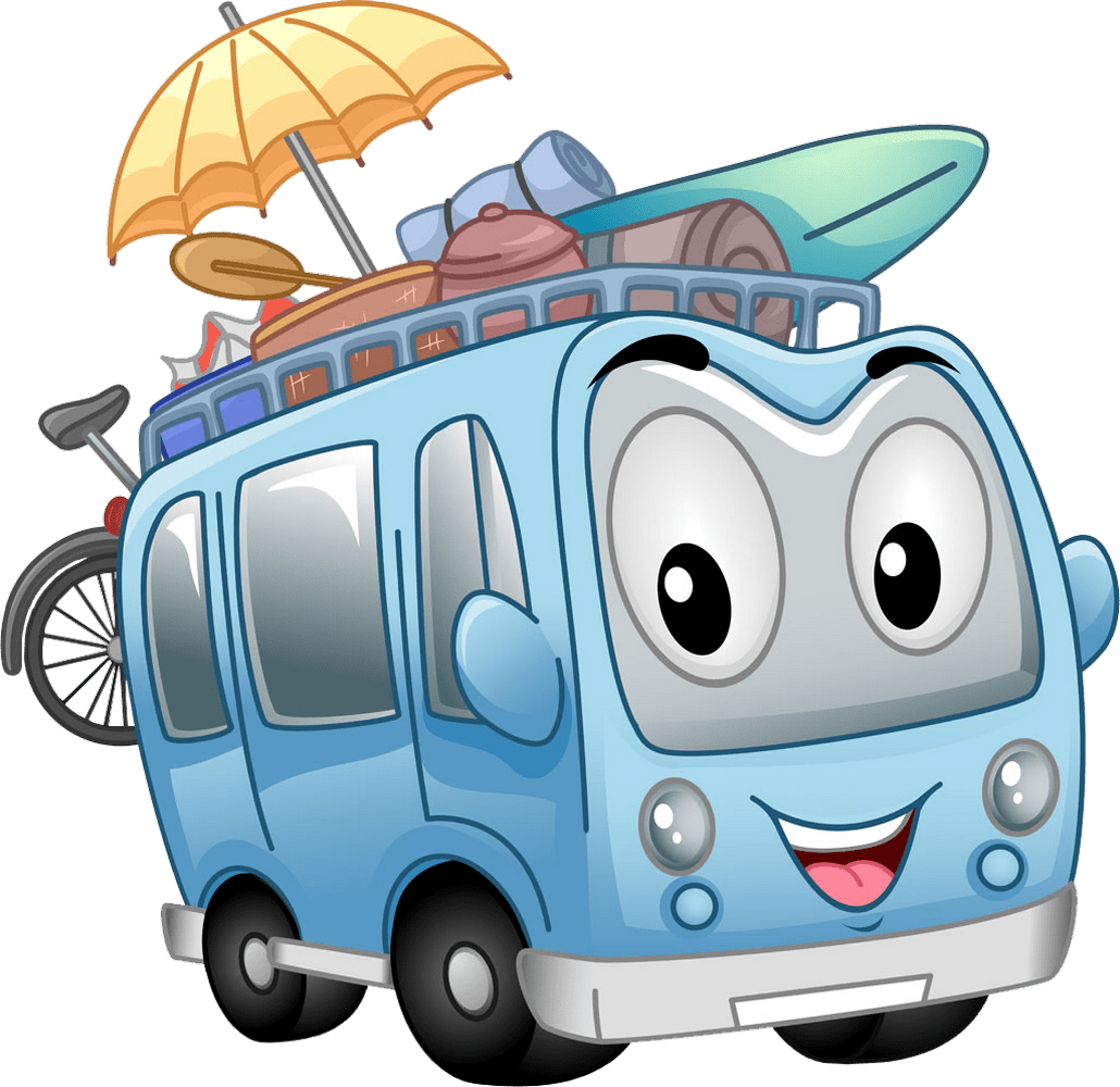 Bus van clipart vector