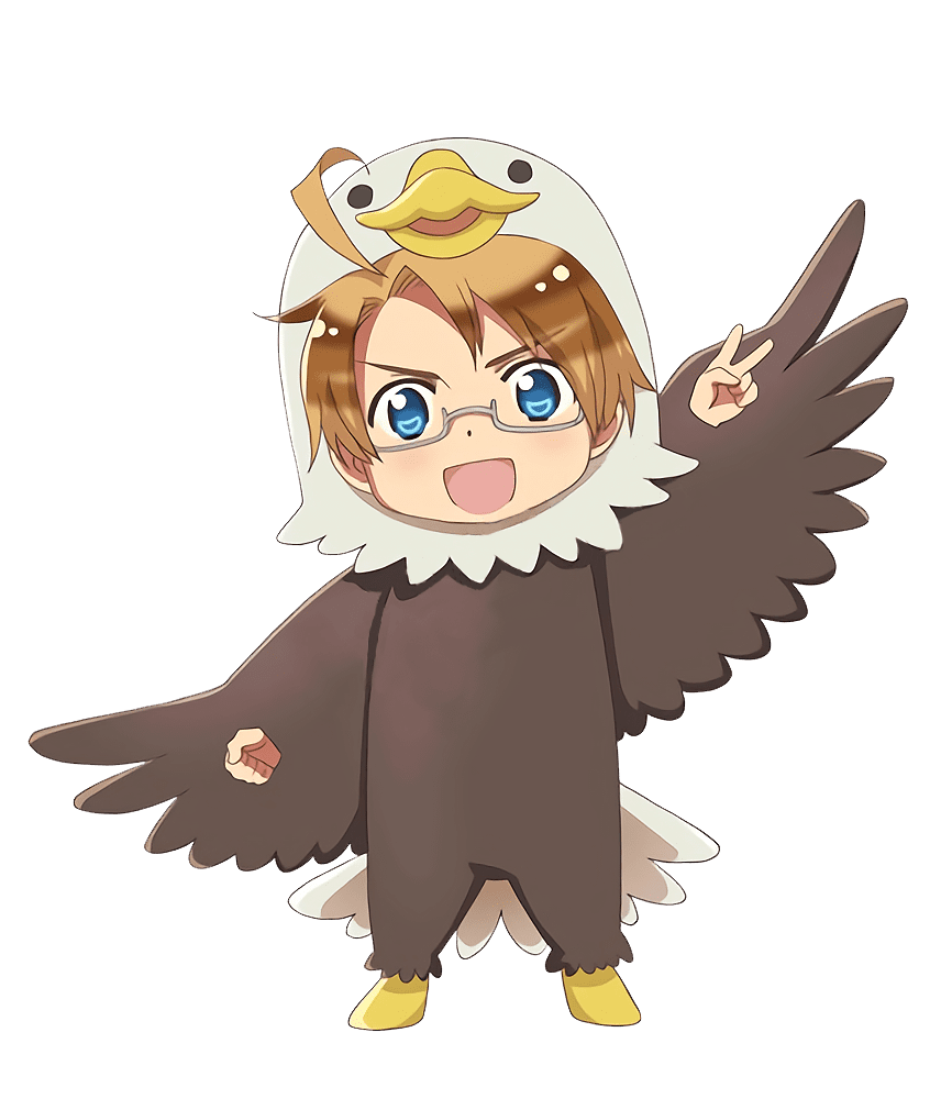 Eagle hetalia clipart vector