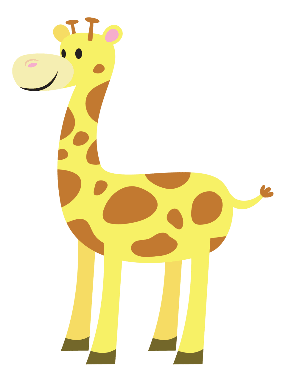 Colmo per una giraffa giraffe cute cartoon clipart transparent