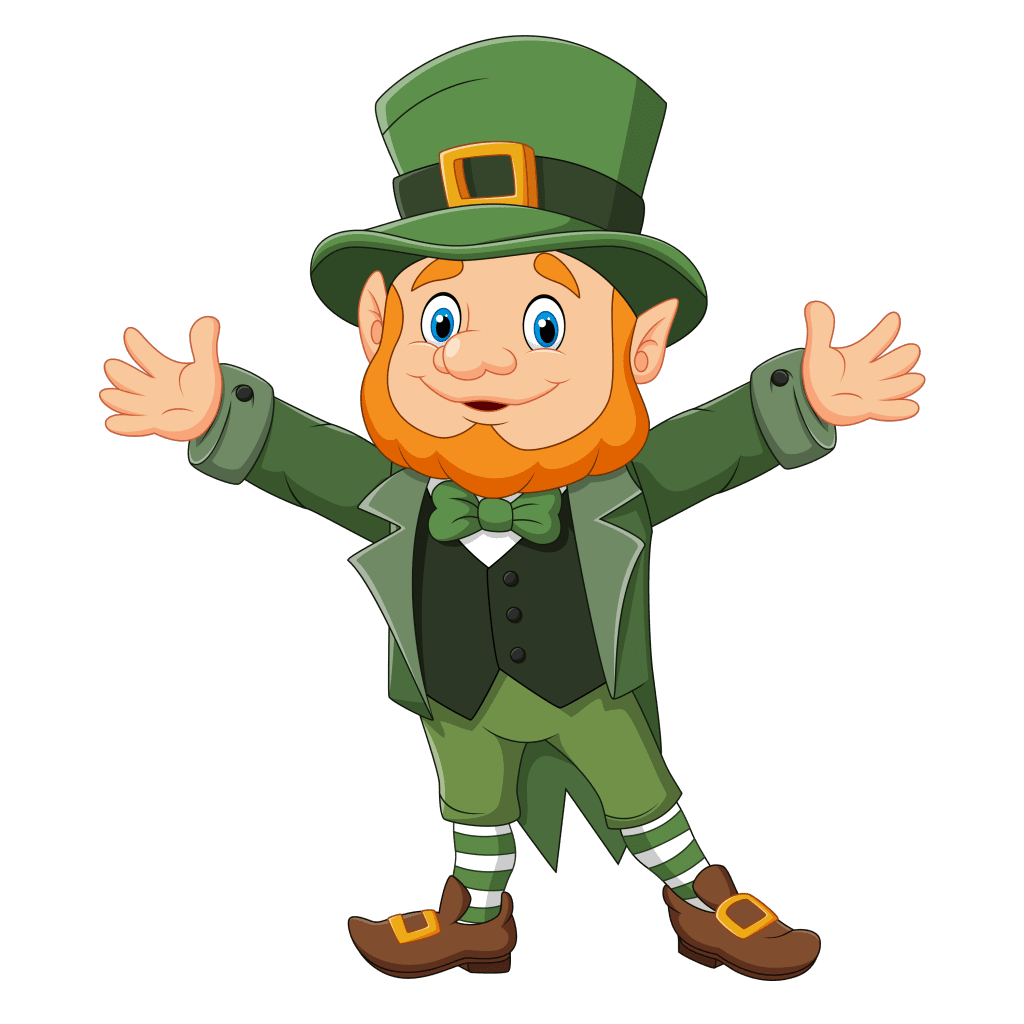 Leprechaun clipart logo