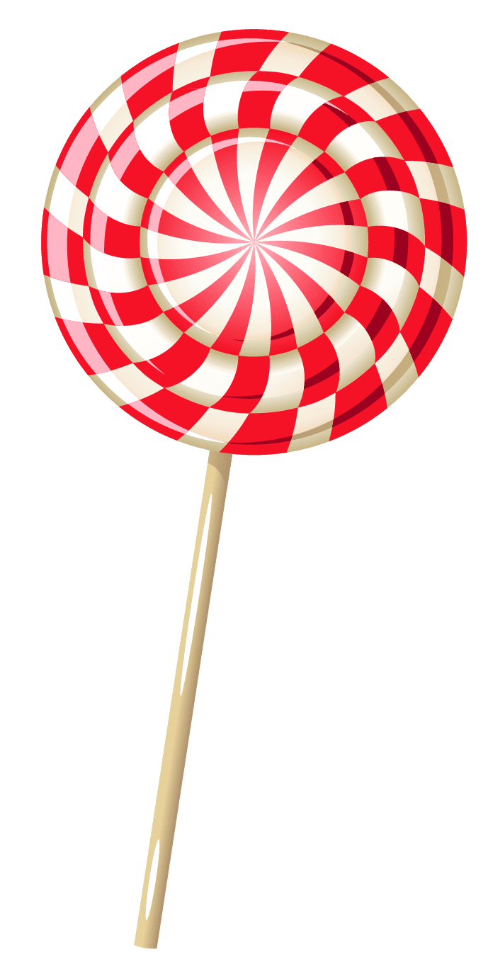 Candy cane lollipop clipart picture