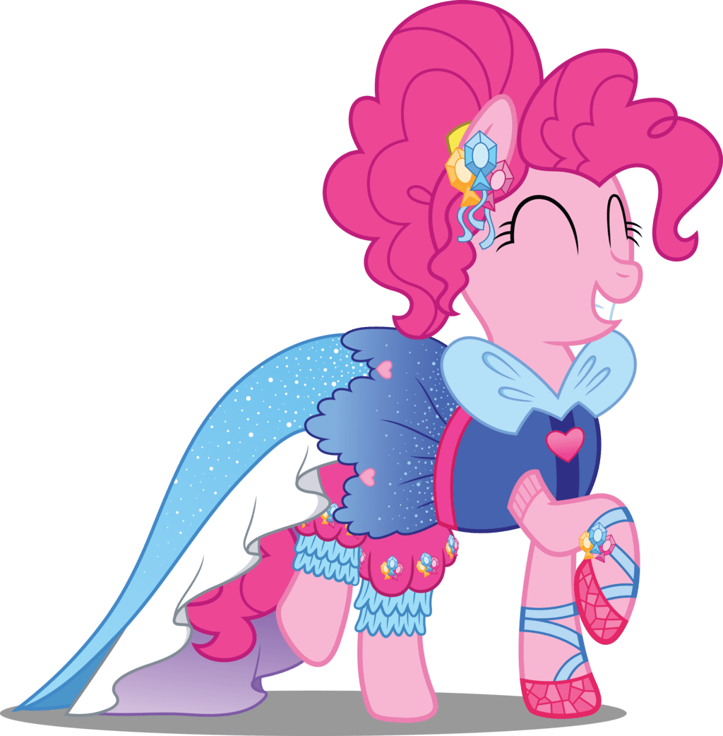 Cheerleader icantunloveyou pony crystal gala pinkie pie dress clip tmax clipart free