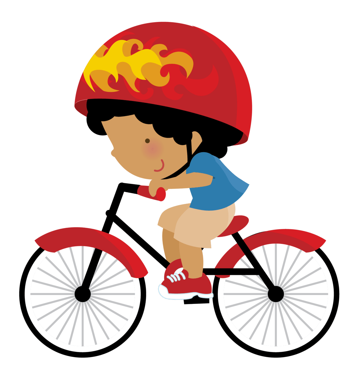 Bicycle pin page clipart vector