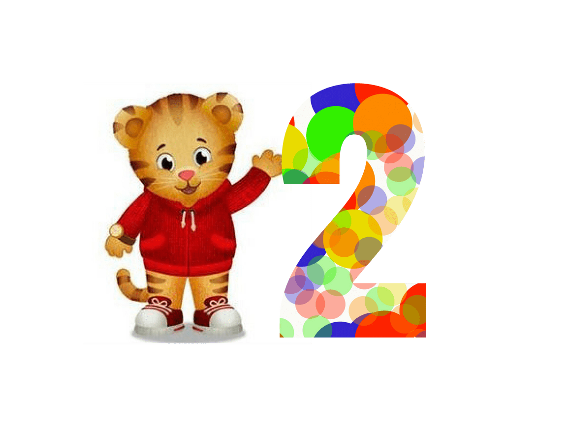 Daniel tiger nd birthday clipart clip art